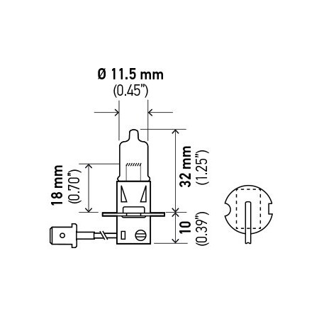 Hella H3 Halogen 35 Watt Clear Single For OffRoad Use Only Also Use Number H83135241 H3 35W